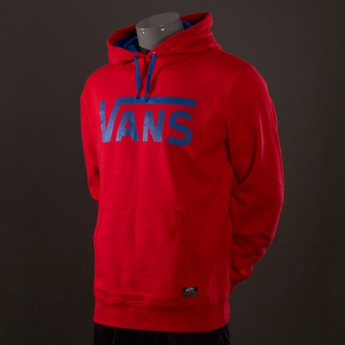 Vans Classic Pullover Hoodie Reinvent Red-Classic Blue for Men